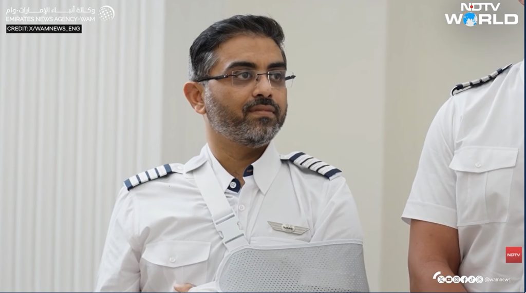 Captain Smit Machchhar at the ceremony. 