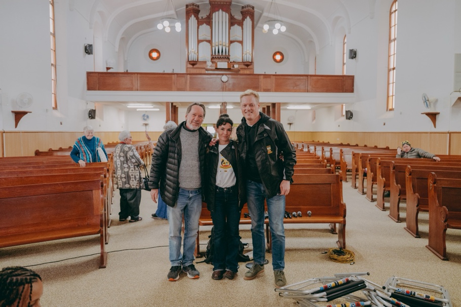 Albe Grobbelaar, Renske Jacobs en Gustav Greyling