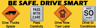 Be Save. Drive Smart