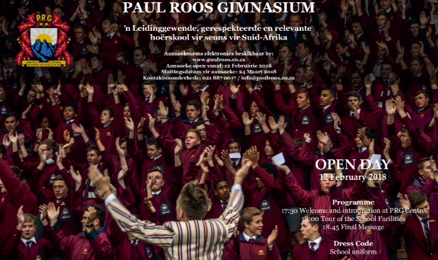 PAUL ROOS OPEN DAY