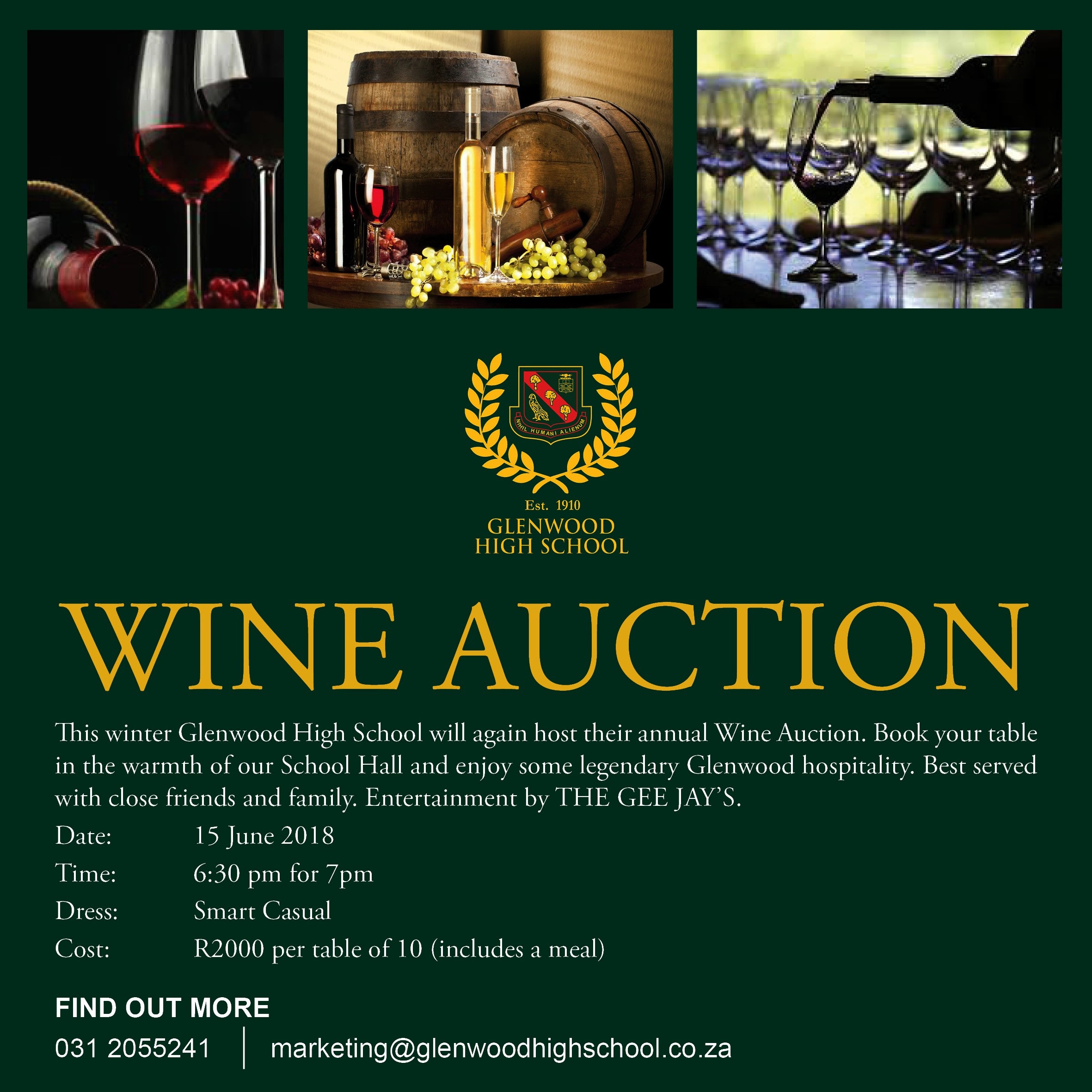 Glenwood wine Auction