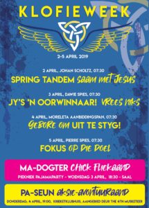 Hoërskool Waterkloof bied hul KLOFIEWEEK aan