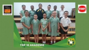 Laerskool Vryburg Top 10 2019 Gr 4