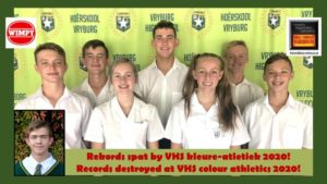 Rekords spat by Hoërskool Vryburg kleure-atletiek 2020!