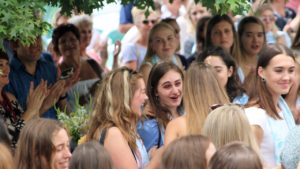 Union High School Tennis players enjoy annual quadrangular