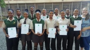 Grenville High School Top 10 academic achievers Gr 10 in 2019