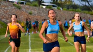 Hoërskool Nelspruit atlete skitter by Hoëveld-interhoër