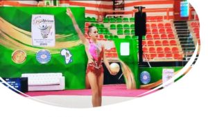 Edgemead Gymnast excels at  Rhythmic Gymnastics UAG African Championships 2020