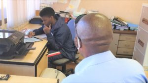 St Charles College Gr12 learner write exams remoteley