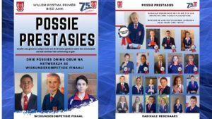 Primêre Skool Willem Postma presteer in Wiskunde en Redenaars