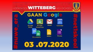 Hoërskool Witteberg gaan Google!