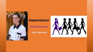 Hoër Meisieskool Oranje: Kapteinsbeurt – Grieta Brummer