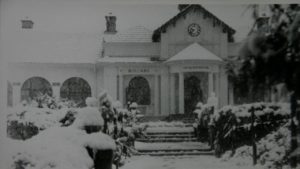 Union High School look back at the un-brrr-lieveable snowfall of October 1953