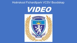 Hoërskool Fichardtpark: VCSV Boodskap vir hierdie week