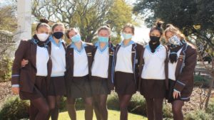 St Andrew’s School for Girls Matrics wore their *winter* uniforms
