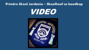 Primêre Skool Jordania: Boodskap van Dr André Smith