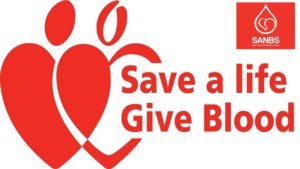 THE SANBS URGES YOU TO KEEP BLOOD STOCKS UP