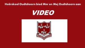 Hoërskool Oudtshoorn bied Mnr en Mej Oudtshoorn aan
