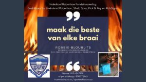 Hoërskool Robertson: Maak die beste van elke braai