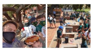 Laerskool Menlopark Gr 7’s braai op Erfenisdag