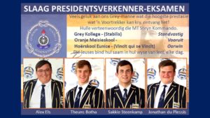 Grey Kollege Voortrekkers slaag Presidentverkenner-eksamen