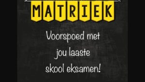 Worcester Gimnasium – Matriek-eksamen