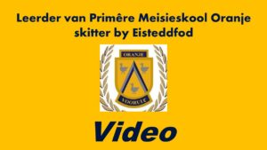Primêre Meisieskool Oranje leerder neem deel aan 2020 Bethlehem Eisteddfod
