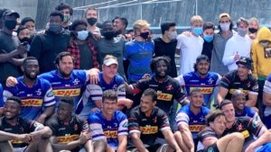 DHL Stormers training at Camps Bay High School