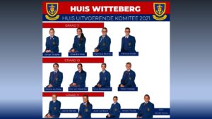 Hoërskool Witteberg: Huis Witteberg leiers vir 2021