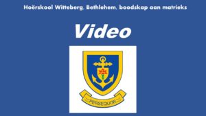 Hoërskool Witteberg boodskap