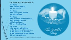 St Andrew’s School for Girls:  Today is All Saints’ Day