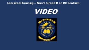 Laerskool Kruinsig nuwe Graad R en RR Sentrum