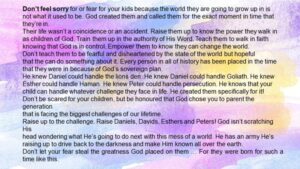 Don’t fear for your kids’ future because the world changed
