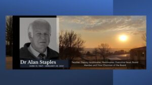Treverton College announce the passing of Dr Alan Staples