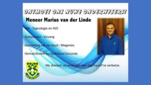 Ontmoet Hoërskool Secunda se nuwe onderwysers