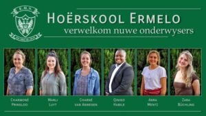 Hoërskool Ermelo verwelkom nuwe onderwysers