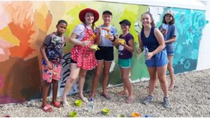 Union High School learners bring a splash of colour to Middle Street