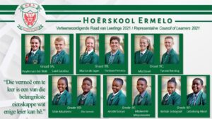 Hoërskool Ermelo belê in leierskap by leerders
