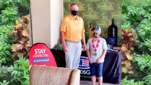 Laerskool Stulting leerder skitter by US Kids Golf