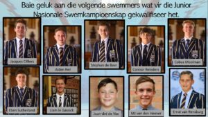 Grey Kollege swemmers kwalifiseer vir Swemkampioenskappe
