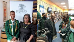 Lumkile Mzuukwa shares his love for books with Camps Bay learners