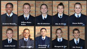 Hoërskool Robertson Top Akademiese presteerders 1ste kwartaal