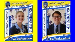 Hoërskool Fichardtpark Top 10 Akademiese presteerders