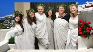 Treverton College Art and Drama held an Ancient Greek evening