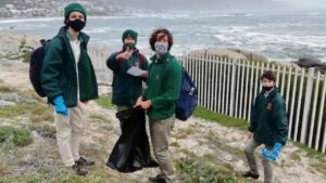 Camps Bay High School Environmental Club hosts regular clean ups in the Camps Bay area