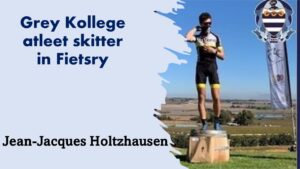 Grey Kollege Atleet skitter in Fietsry