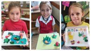 3D Artwork – Stulting Primary used edible dough for fine motor skills