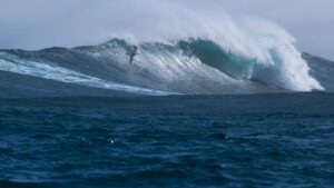 Surfing – Camps Bay Sam Warren rides biggest waves