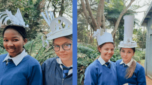 Introduction to sculpture – Art students given ‘create a paper hat’ challenge