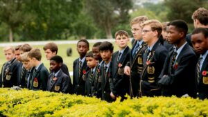 Remembrance Day – St Charles College continued in this custom